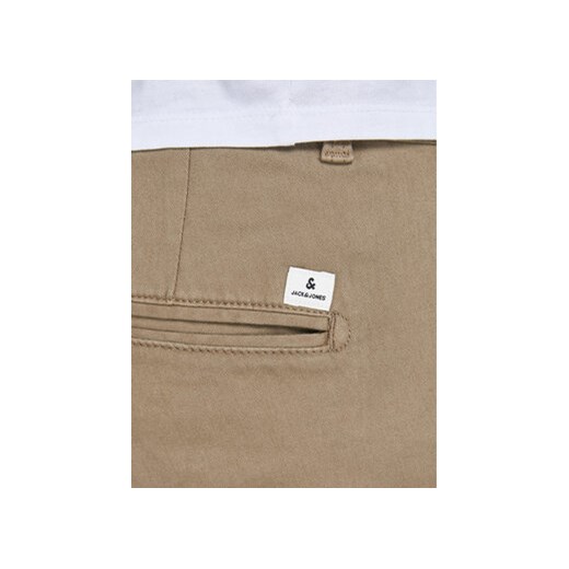 Jack&Jones Spodnie materiałowe Marco Dave 12174307 Beżowy Slim Fit 34_36 MODIVO