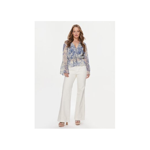 Guess Bluzka Ls Demi W4RH24 WDWT2 Niebieski Regular Fit Guess L MODIVO