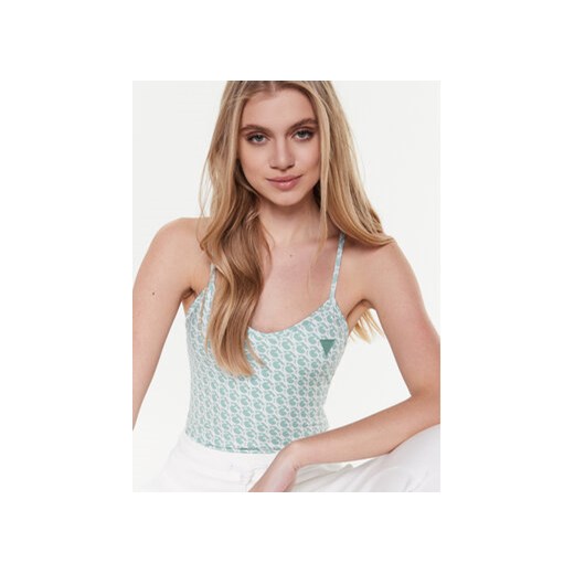 Guess Top V3GP01 MC03W Zielony Slim Fit Guess S MODIVO