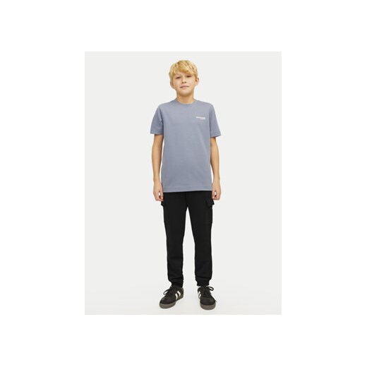 Jack&Jones Junior Spodnie dresowe Gordon 12254214 Czarny Slim Fit Jack&jones Junior 176 MODIVO