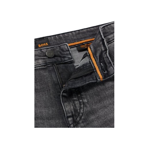 Boss Szorty jeansowe Delaware 50488630 Szary Slim Fit 40 MODIVO