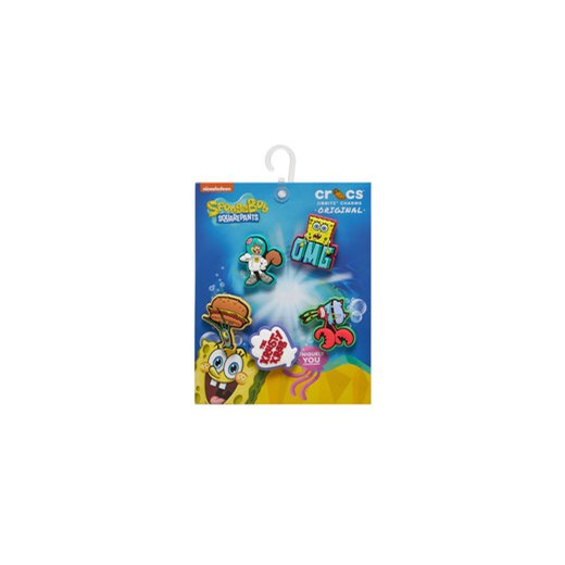 Crocs Ozdoba do butów Jibbitz Spongebob 5pck 10010012 Kolorowy Crocs one size MODIVO