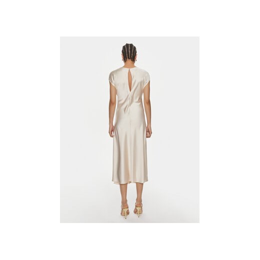 ViCOLO Sukienka koktajlowa TB0135 Écru Regular Fit Vicolo L MODIVO