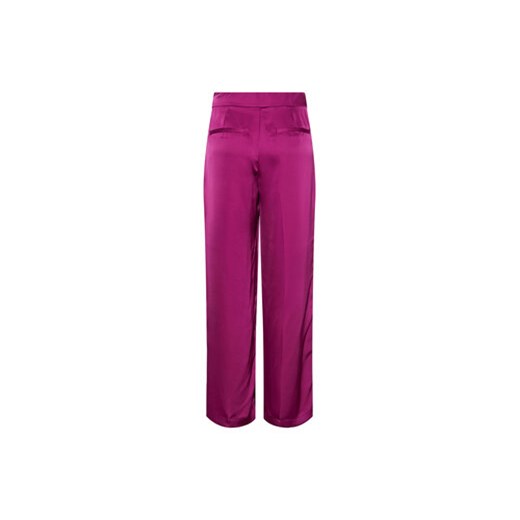 Pieces Spodnie materiałowe 17143555 Fioletowy Wide Leg Pieces M MODIVO
