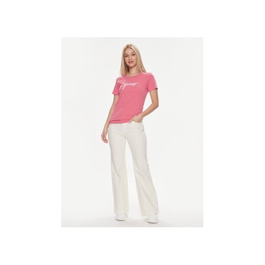 Guess T-Shirt Carrie O4RM09 KBBU1 Biały Regular Fit Guess XS MODIVO
