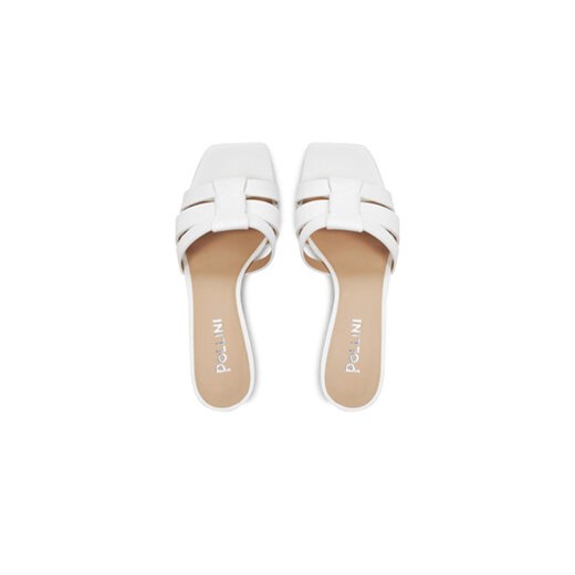 Pollini Klapki SA28305C0ITT0100 Biały 36 MODIVO