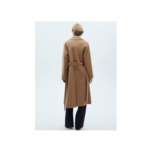 Mango Płaszcz wełniany Batin 77005645 Beżowy Regular Fit Mango XXS MODIVO