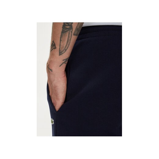 Lacoste Spodnie dresowe XH9624 Granatowy Regular Fit Lacoste 5 MODIVO