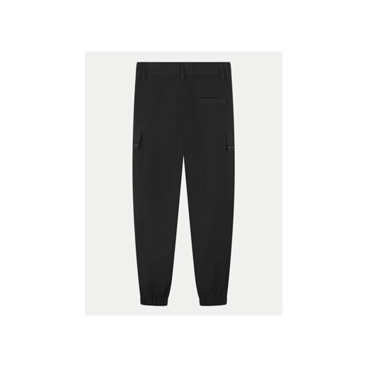 Hugo Spodnie materiałowe G00176 M Czarny Loose Fit 12Y MODIVO