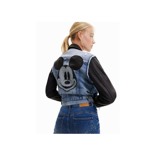 Desigual Kurtka jeansowa 23SWED49 Niebieski Regular Fit Desigual XL MODIVO