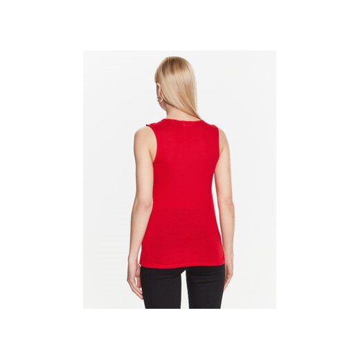 NAF NAF Top Ojasper XENT3 Czerwony Regular Fit Naf Naf L MODIVO