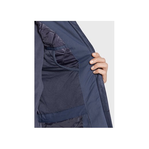 4F Kurtka narciarska H4Z22-KUDN001 Granatowy Regular Fit S MODIVO