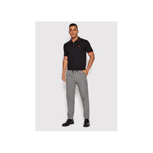 Hugo Polo Dinoso222 50467344 Czarny Slim Fit XL MODIVO