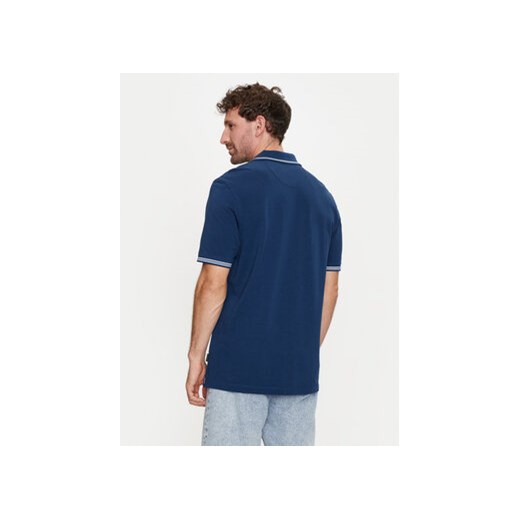 Bugatti Polo 8150 55001A Niebieski Slim Fit Bugatti XL MODIVO