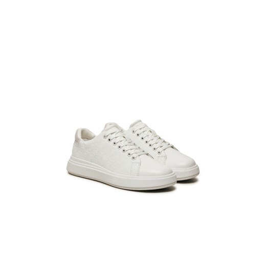 Calvin Klein Sneakersy Cupsole Lace Up Mono HW0HW02445 Biały Calvin Klein 39 MODIVO
