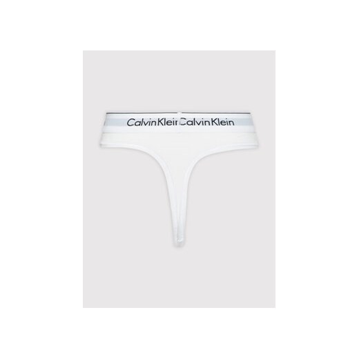 Calvin Klein Underwear Stringi 000QF5117E Biały Calvin Klein Underwear XXL MODIVO