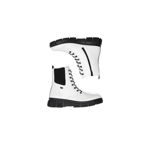 Rieker Botki X3414-80 Biały Rieker 36 MODIVO