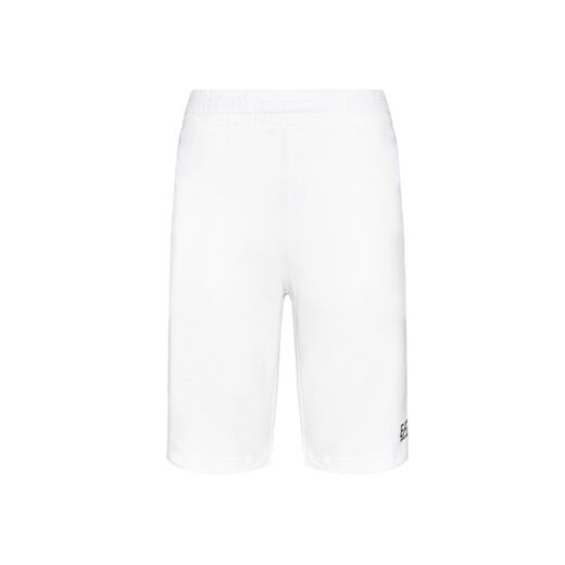 EA7 Emporio Armani Szorty sportowe 8NPS02 PJ05Z 1100 Biały Regular Fit XXL MODIVO