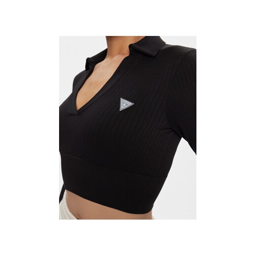 Guess Bluzka V4RP02 Z3CC0 Czarny Regular Fit Guess M_L MODIVO