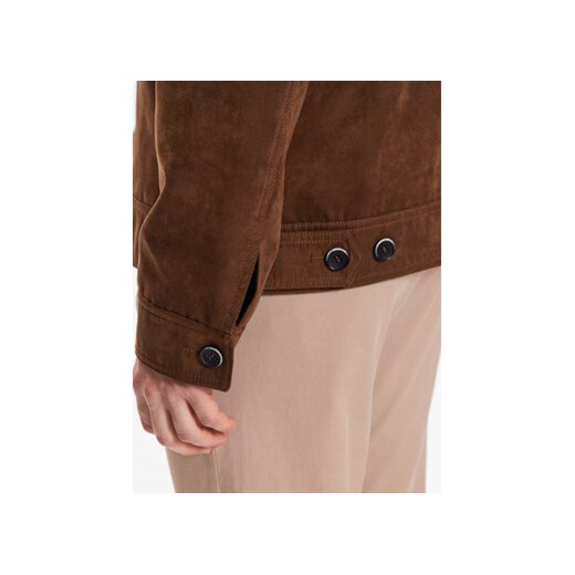 Sisley Kurtka z imitacji skóry 2CF6SN01S Brązowy Regular Fit Sisley 50 MODIVO