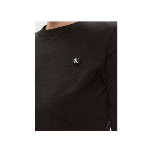 Calvin Klein Jeans Bluzka Embro Badge J20J222884 Czarny Regular Fit XL MODIVO