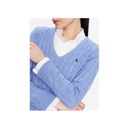 Polo Ralph Lauren Sweter 211891641003 Niebieski Slim Fit Polo Ralph Lauren L MODIVO