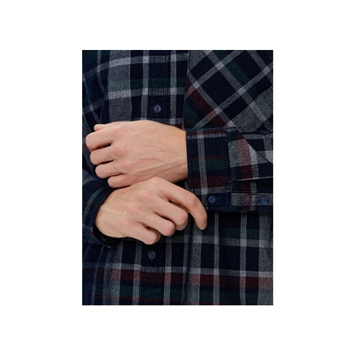 Tommy Jeans Koszula DM0DM18327 Granatowy Relaxed Fit Tommy Jeans L MODIVO