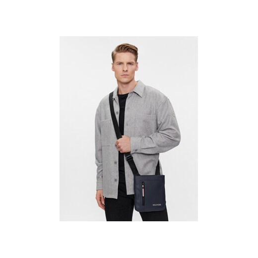 Tommy Hilfiger Saszetka Th Pique Mini Crossover AM0AM11783 Granatowy Tommy Hilfiger uniwersalny MODIVO