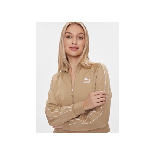 Puma Bluza T7 624211 Beżowy Relaxed Fit Puma S MODIVO