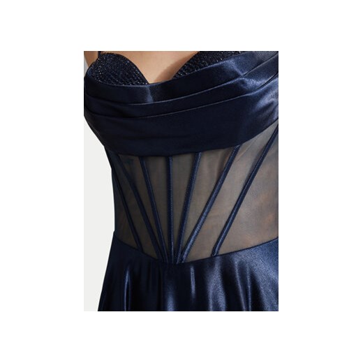 Hey Kyla Sukienka wieczorowa 5AG019HK Granatowy Slim Fit Hey Kyla 32 MODIVO
