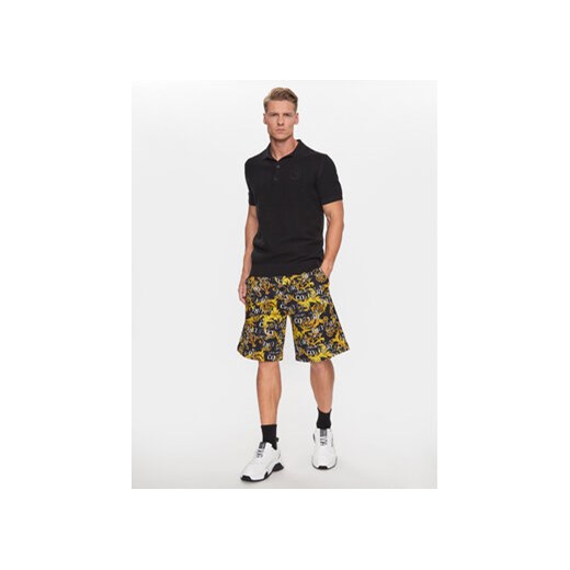 Versace Jeans Couture Szorty sportowe 74GAD3B0 Czarny Regular Fit M MODIVO