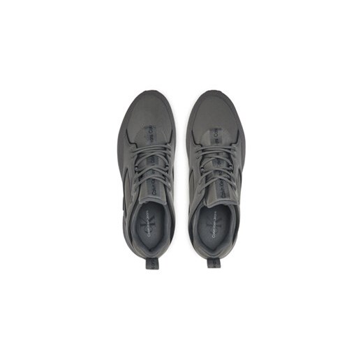 Calvin Klein Sneakersy Retro Tennis Low Laceup Mtl YM0YM00991 Szary Calvin Klein 41 MODIVO