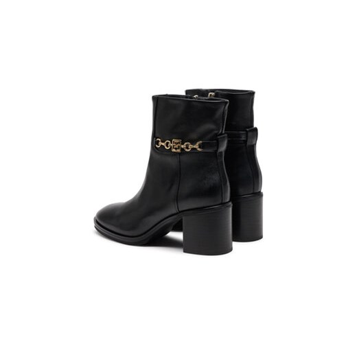 Tommy Hilfiger Botki FW0FW08183 Czarny Tommy Hilfiger 36 MODIVO