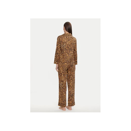 LAUREN RALPH LAUREN Piżama ILN92377F Beżowy Relaxed Fit M MODIVO
