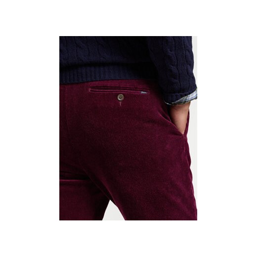 Polo Ralph Lauren Spodnie materiałowe 710879958018 Czerwony Slim Fit Polo Ralph Lauren 32_32 MODIVO