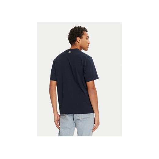Lacoste T-Shirt TH2733 Granatowy Classic Fit Lacoste L MODIVO