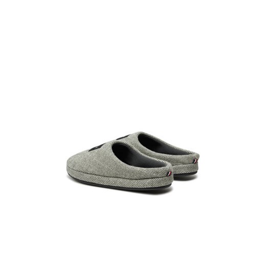 Tommy Hilfiger Kapcie Flag Herringbone House Shoe FM0FM05304 Szary Tommy Hilfiger 43_44 MODIVO