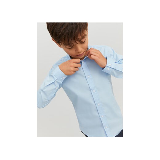 Jack&Jones Junior Koszula 12223343 Błękitny Regular Fit Jack&jones Junior 140 MODIVO