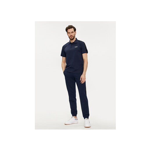 EA7 Emporio Armani Spodnie dresowe 3DPP76 PJEQZ 0554 Granatowy Regular Fit M MODIVO