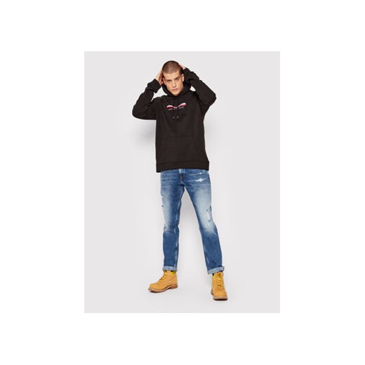 Tommy Hilfiger Bluza Oh Hoodie UM0UM02385 Czarny Regular Fit Tommy Hilfiger XL MODIVO