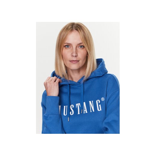 Mustang Bluza Bianca 1013572 Niebieski Regular Fit Mustang XS MODIVO