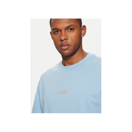 HUGO T-Shirt Nalono 50509776 Niebieski Relaxed Fit XL MODIVO