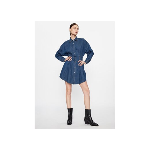 Hugo Sukienka jeansowa Kisitra 50499167 Niebieski Regular Fit 36 MODIVO