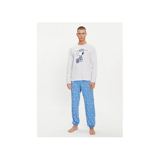 United Colors Of Benetton Koszulka piżamowa 30964M01H Szary Regular Fit United Colors Of Benetton S MODIVO