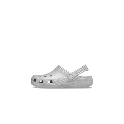 Crocs Klapki Classic Glitter Clog 205942 Srebrny Crocs 41_42 MODIVO