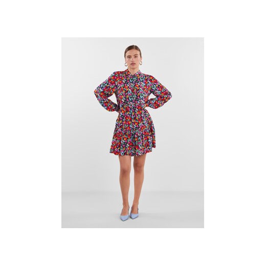 YAS Sukienka koszulowa 26030717 Kolorowy Regular Fit Yas L MODIVO