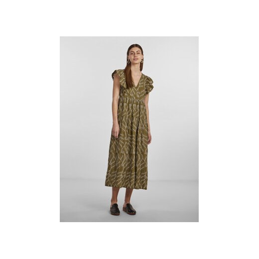 YAS Sukienka 26030117 Zielony Regular Fit Yas L MODIVO