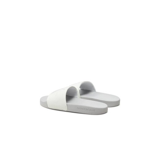 Calvin Klein Jeans Klapki Slide Monogram Co YW0YW00103 Écru 41 MODIVO
