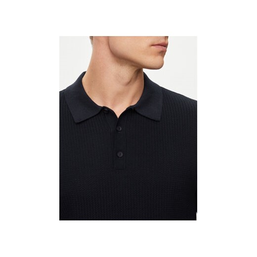 KARL LAGERFELD Polo 655040 542307 Granatowy Regular Fit Karl Lagerfeld L MODIVO