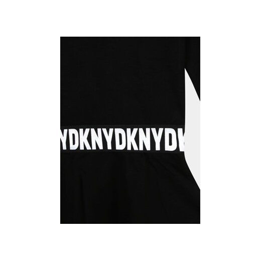 DKNY Sukienka dzianinowa D32905 D Czarny Regular Fit 16Y MODIVO